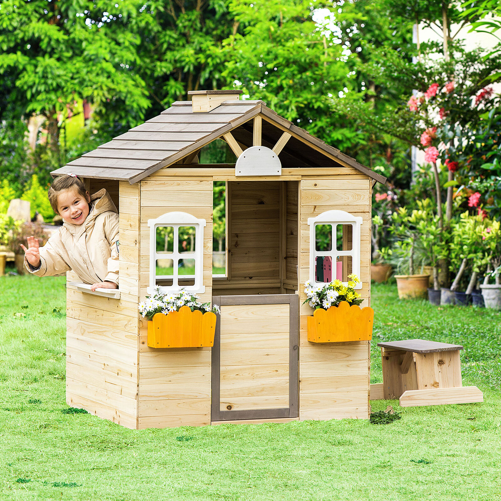 Childrens Playhouse For Garden